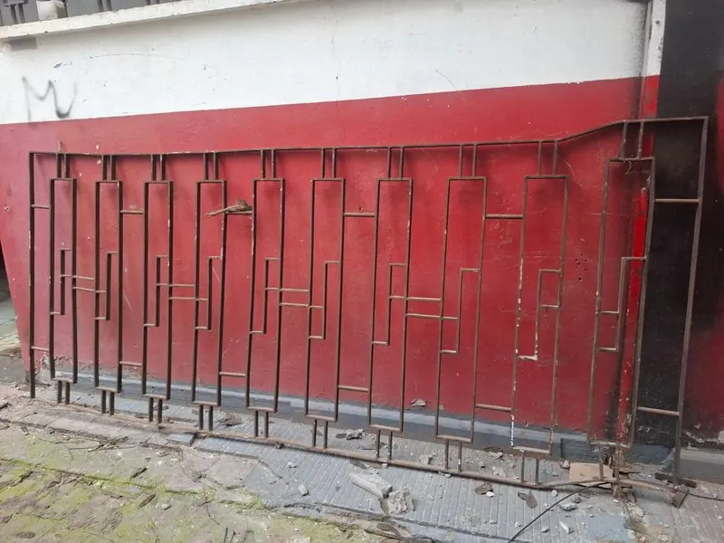 Reja de fierro recuperada